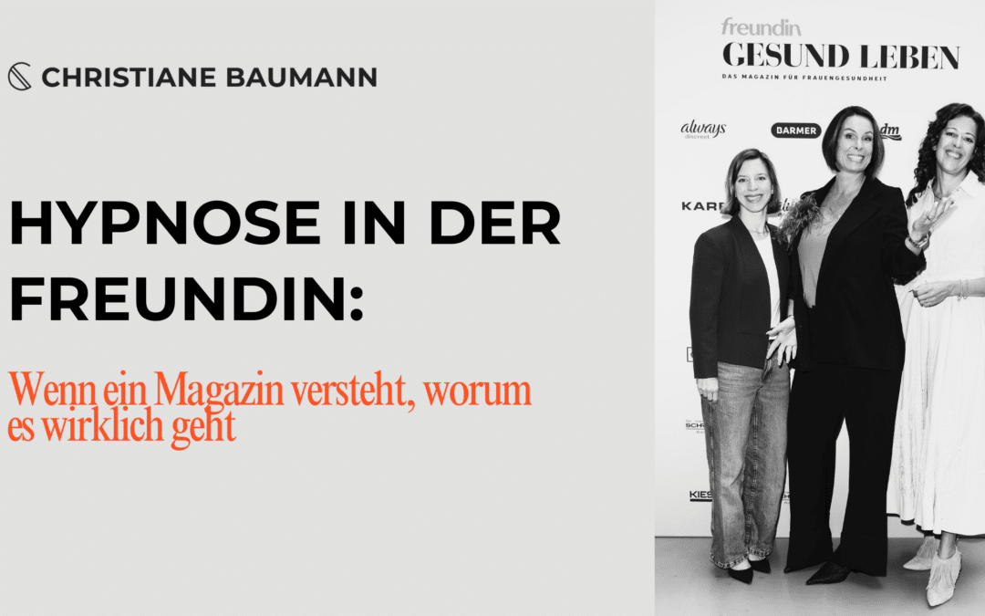 Freundin-Reportage: Hypnose mit Christiane Baumann