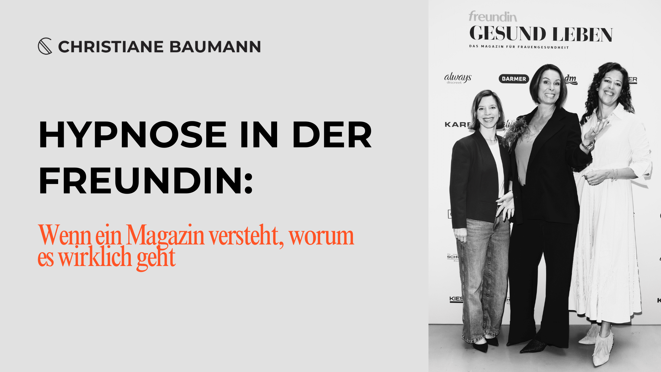Hypnose in der Freundin: Wenn ein Magazin versteht, worum es wirklich geht